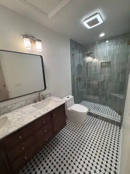 Shower Remodeling Project Completed By All Exclusive Construction, Inc. In Santa Clarita.